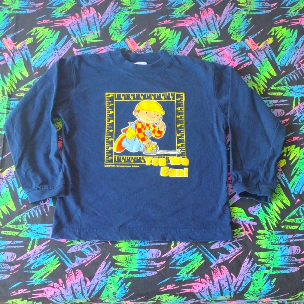 VTG Y2K 2002 Bob The Builder Long Sleeve T-Shirt